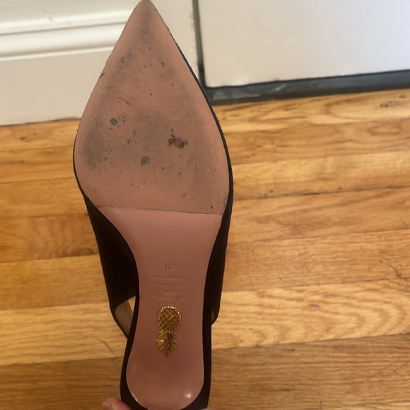 Aquazurra black suede pump 40 - Picture 7 of 7